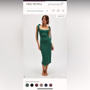 Free people intimates slip dress